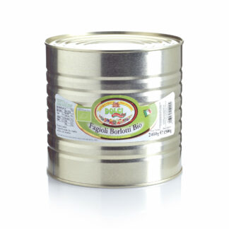 Fagioli borlotti lessati BIO - 2,4 kg