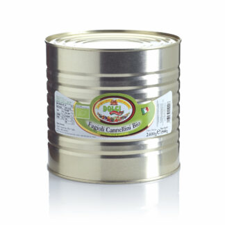Fagioli cannellini lessati BIO - 2,4 kg