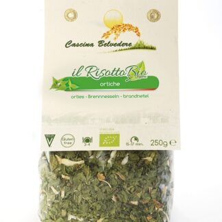 Risotto bio con ortiche - pronto in 15 min per 3/4 persone